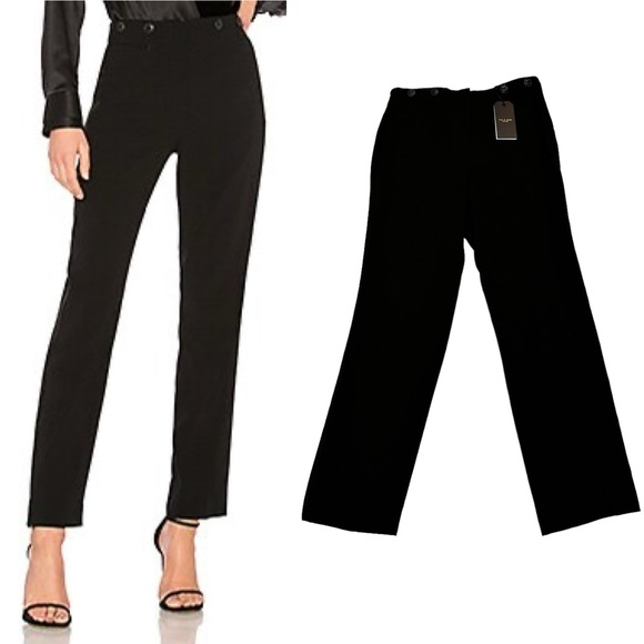 rag & bone Pants - Rag and Bone Black Dagger Tuxedo Trouser Pant size 8